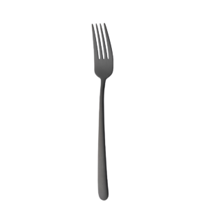 Table Fork Ibiza, Satin Black Color, 1 Dz/Case