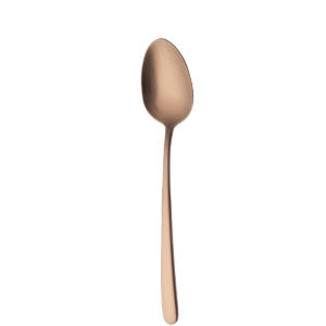 Dessert Spoon Ibiza, Satin Copper Color, 1 Dz/Case