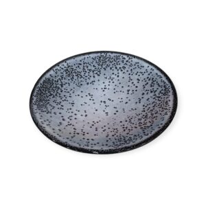 Deep Plate Mito, D 11", Crack Black Color, 1 Dz/Case
