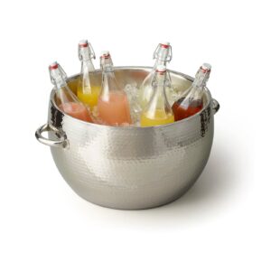 Party Tub, 7 Gal, Silver Color, Each