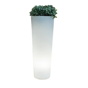 Flowerpot, White Color, RGB Led Colors, Each