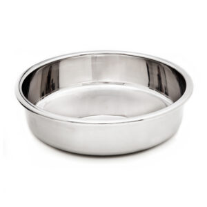 Food Pan, For 2 Gal Round Chafer, Stainless Steel, Each