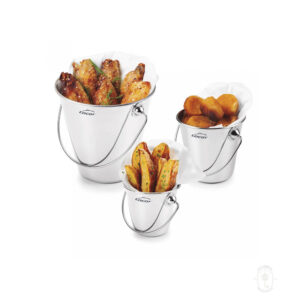 Mini Bucket, Stainless Steel, 11 1/2 Oz, Each