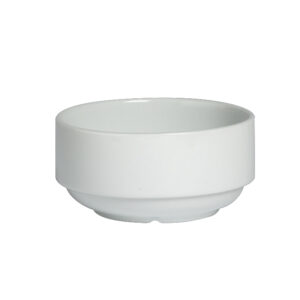 Stackable Bowl Classic Cafe, 10 Oz, White Color, 1 Doz/Case