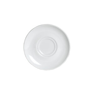 Saucer Classic Cafe, D 6 1/4", White Color, 1 Doz/Case