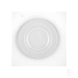 Deep Plate Ondas, D 8.6", White Color, 12 Units/Case