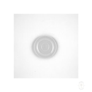 Coffee Saucer for Espresso Cup, Basic Line, White Color, 6 Units/Case