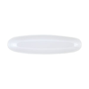 Oval Platter Tapas, 13" x 4", White Color, 6 Units/Case