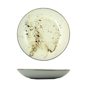 Deep Plate Reactiv, D 10", Ivory Color, 6 Units/Case