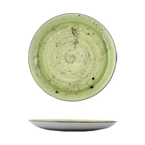 Dinner Plate Reactiv, D 11", Green Color, 6/Case