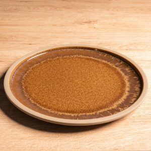 Dinner Plate Enigma, D 10", Caramel Tones, 18 Units/Case