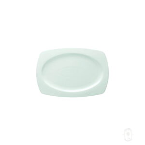 Rectangle Platter Malva-Rossa, 13" x 8.86", White Color, 6 Units/Case