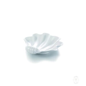 Shell Platter, Melamine, White Color, 11" X 10 3/5", 5/Case