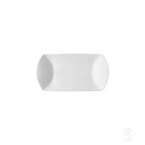 Rectangle Platter Ola, 12.60" x 6.69", White Color, 4 Units/Case