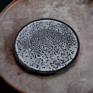 Dinner Plate Elogo, D 11", Crack Black Color, 12/Case