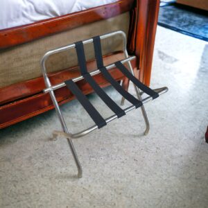 Luggage Rack, Stainless Steel, 21" x 15" x 21", Each