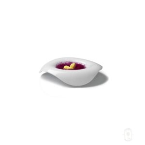 Deep Plate Saora, 12.67 Oz, White Color, 6 Units/Case