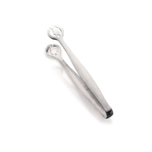 Serving Tong W/ Notched Ends, L 8", Stainless Steel, 6 Units/Case