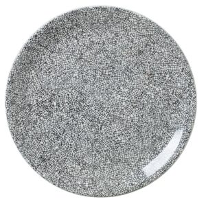 Coupe Plate Ink, D 11.75", Crackle Black Color, 1 Dz/Case