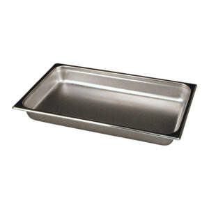 Food Pan, For 2 Gal Rectangle Chafer, Stainless Steel, Each