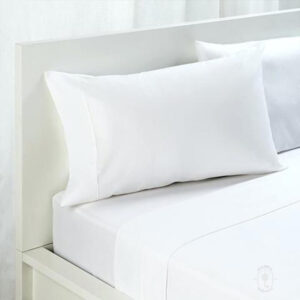 King Pillowcase, 21" x 40", White Color, 300 TC, 1 Doz/Case