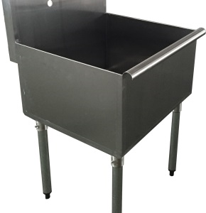 Sink with 1 Compartment, 18" x 21.6" x 41", Each