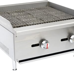 CharBroiler, CounterTop, Splash Guards, 2 Burners, Each