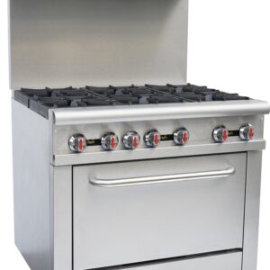 Range, 6 burners, Each