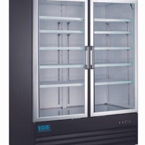 Refrigerated Merchandiser, Hinged Doors, 53" x 32" x 79", Each