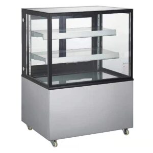 Square Glass Refrigerated Display Case, 36" x 26" x 48", Each