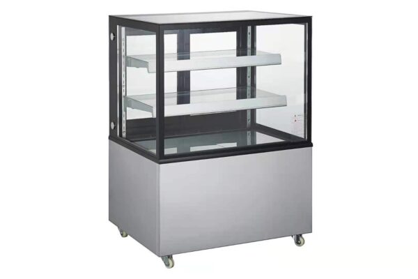 Square Glass Display Case, 36″ x 26″ x 48″, Each – Lucerna Hospitality