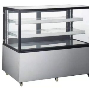 Square Glass Display Case, 60" x 26" x 48", Each