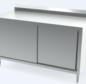 Cabinet with BackSplash, 60" x 30" x 40", Each