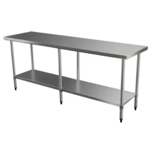 Flat Top Table, 96" x 24" x 35", Each
