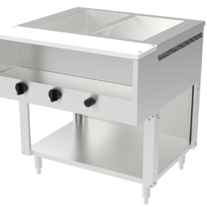 Water Bath Hot Food Table, 2 Compartments, Each