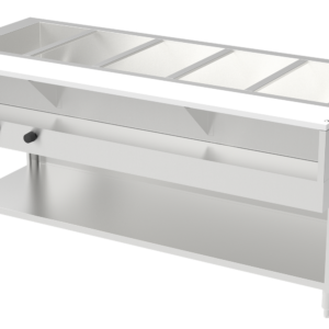 Water Bath Hot Food Table, 5 Compartments, Each
