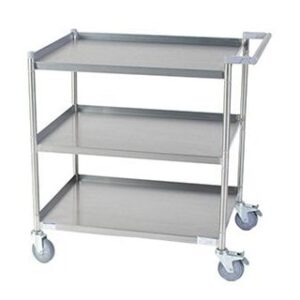 Bus Cart With 3 Shelves, 33" x 21" x 33.5", Each